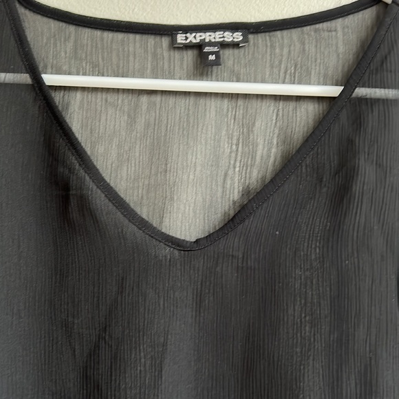 Express shear black top size medium - Picture 3 of 4